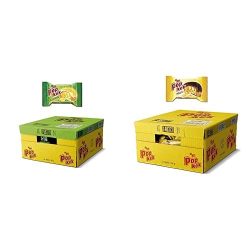 Eti Popkek Limonlu Kek 60 g x 24 Adet ve Eti Popkek Muzlu Kek 60 g x 24 Adet