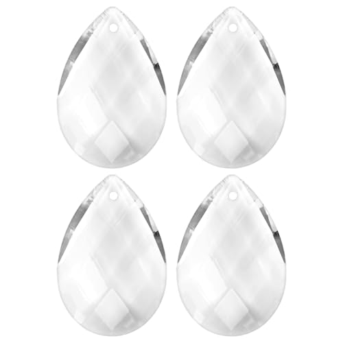 M METERXITY Prisme cristal grille 38mm suspension 4 pack (blanc)