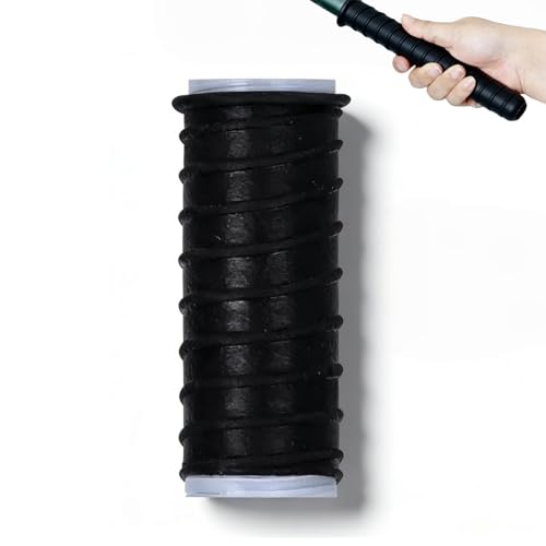 Cold Shrink Handle Wrap, 4.7/6.7in Cold Shrink Handle Wrap with Non Slip Texture, Convenient Practical Silicone Bat Grip Tube for Fishing Rod (4.7in)