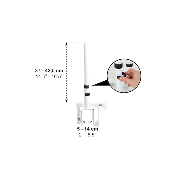 PEPE - Badewannen Einstiegshilfe für Senioren Verstellbar (Badewannen mit glattem Rand 5-14 cm), Badewannenhaltegriffe, Haltegriff Bad, Ein und Ausstiegshilfe Badewanne, Haltegriff Badewanne Senioren – Bild 5