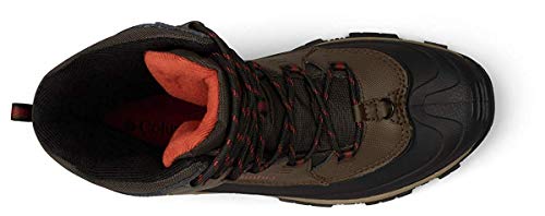Columbia Men's Bugaboot III Snow Boot, Black/Bright Red, 9.5