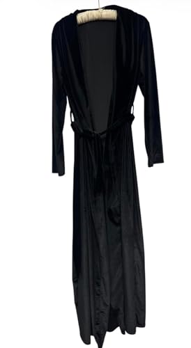 Peignoir long en velours femme : oubliez le froid de l'hiver avec ce vêtement de nuit noir