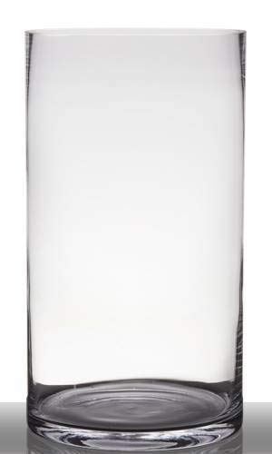 INNA-GLAS Wazon na kwiaty cylindryczny Sansa Earth, 45 cm, Ø 25 cm