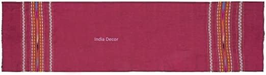 INDIADECOR Indian handwoven woollen stole, women scarf, unisex scarf, handmade woollen stole, woollen scarf - Image 4