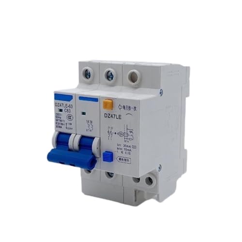 Interruptor magnetotérmico DZ47LE-63 2P para proteger los electrodomésticos de tu vivienda