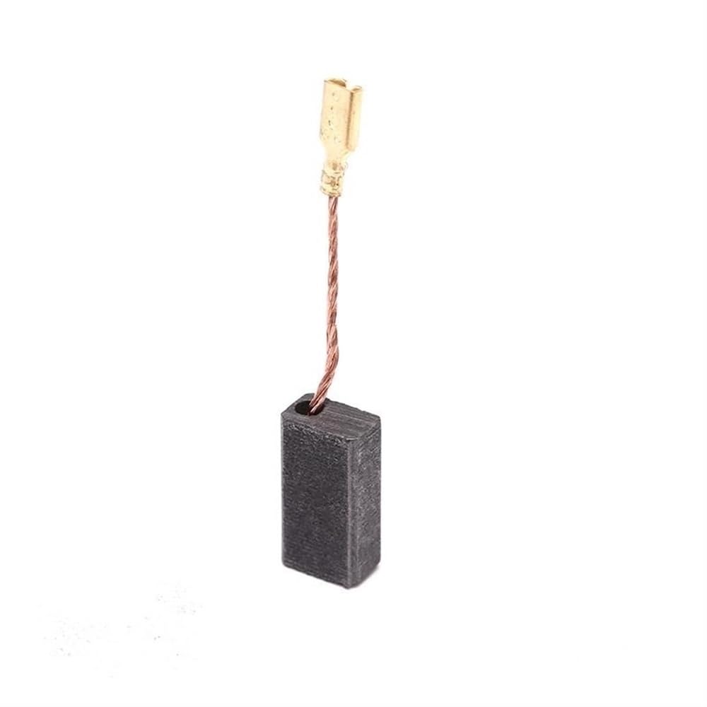 10 szt. szczotek węglowych 15 x 8 x 5 mm do młotka elektrycznego, wiertarki i szlifierki kątowej, trwałe, grafitowe, miedziane, wymienne szczotki do elektronarzędzi