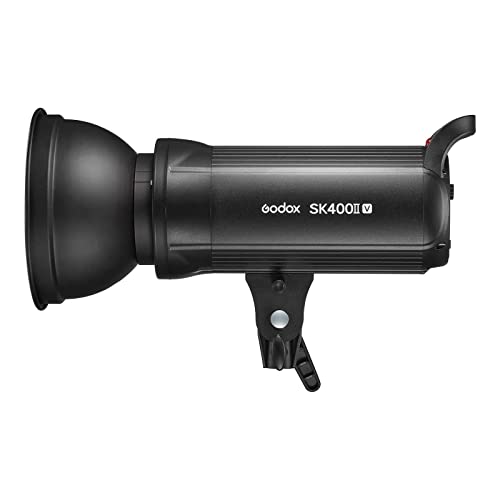 Image of Godox SK400II-V SK400IIV Professional Studio Strobe Flash Light,GN65 0.1-1.5S Recycle Time,2.4G X System,Bowens Mount with 10W LED Modeling Lamp for Photography(Godox SK400II Upgrade)