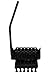 Floyd Rose Lefty Original Tremolo System Black with L3 Nut