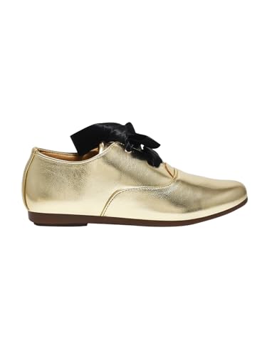 Image of Women and Girls Solid Lace-Up Smart Casual Sneakers