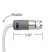 Mediabridge™ Coaxial Cable (3 Feet) with F-Male Connectors – Dual Shielded - Flex Series - Digital Audio/Video Cable - White - (Part# CJ03-MWF-N1)