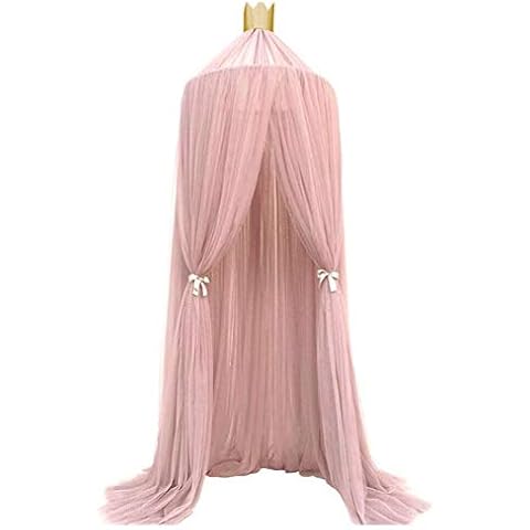Fdit Pink Bed Canopy for Children Cover