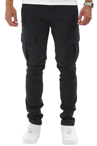 Soroor Cargo Pants for Men, Slim Fit Tapered Mens Cargo