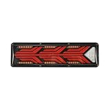Compatibilité : Feux arrière à LED 12/24 V (lot de 2) pour remorque, tracteur, camion, clignotants séquentiels, feux de freinage et de recul.