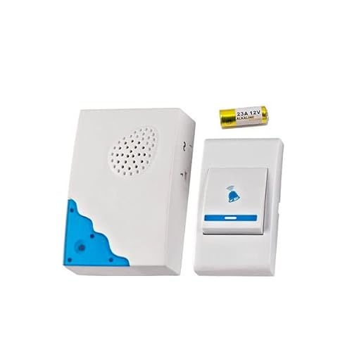 Campainha Sem Fio Bivolt Alcance De 50m Com 32 Opcoes De Toques Acompanha Pilha Para O Controle Mode