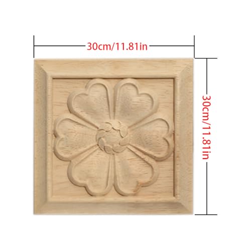 Appliques d'angle en bois sculpté pour une maison chaleureuse