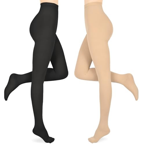 medical compression stockings for women 20-30mmhg reinforced support comfortable compression hose pantyhose compression tights socks women