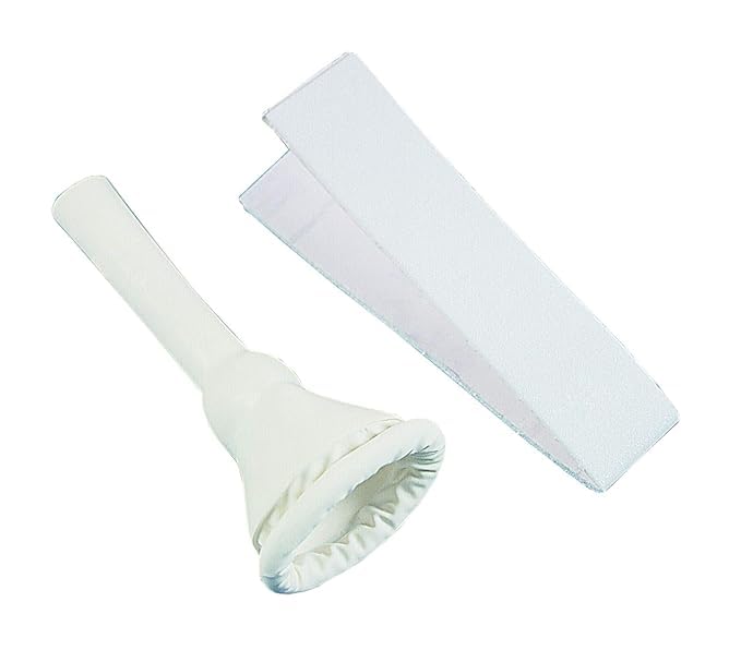 Bolsa urinaria masculina con catéter externo, catéter urinario externo de goma reutilizable y portátil para hombres. ((Extra Large 35 mm /1.37 Inches) (Pack of 25))