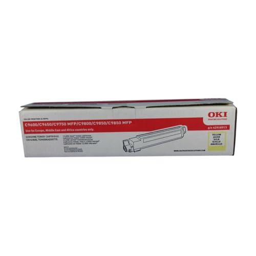 Toner Jaune OKI 42918913 Haute Précision pour Série C 9850 HN