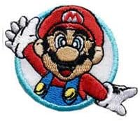 Amazon Co Jp スーパーマリオ ワッペン 刺繍 アイロン接着 キャラクター マリオ ルイージ ヨッシー クッパ キノピオ アップリケ アイロンワッペン かわいい 手芸 マリオ ｂ ホビー