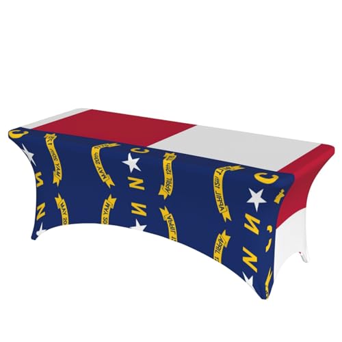 Nappe de table élasthanne Caroline du Nord extensible 1,8 m fête - 2