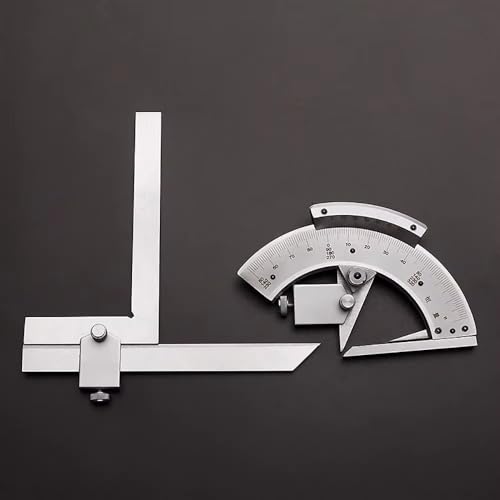 Buscador de ángulos protractor universal precisión 0-320° miniatura 3