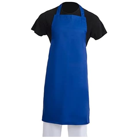 Whites Chef's Long Bib Apron, Royal Blue Cover