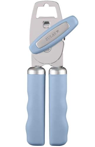 Image of Zulay Kitchen Manual Can Opener Heavy Duty Patented Stainless Steel, Sky