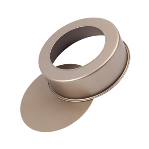 NAMOARLY 8 Inches Circular Cake Mold Baking Mold Stainless Steel Cupcake Mould for Cake Making