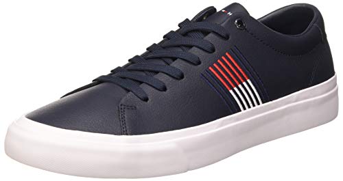 Basket Homme Tommy Hilfiger Leon 23a en cuir blanc