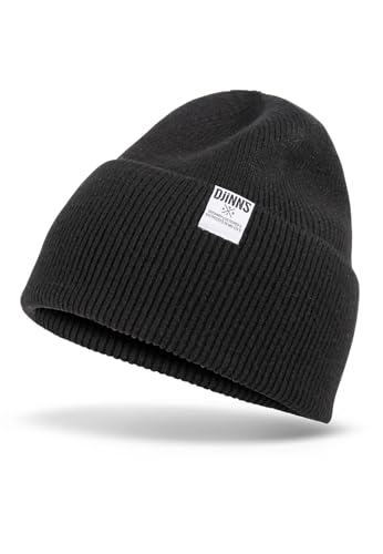 Bonnet Basic Wool Black Djinns thermique en laine pour rester au chaud