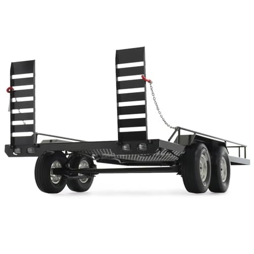 Remorque double essieu métal 1/10 kit accessoires RC Axial TRX4