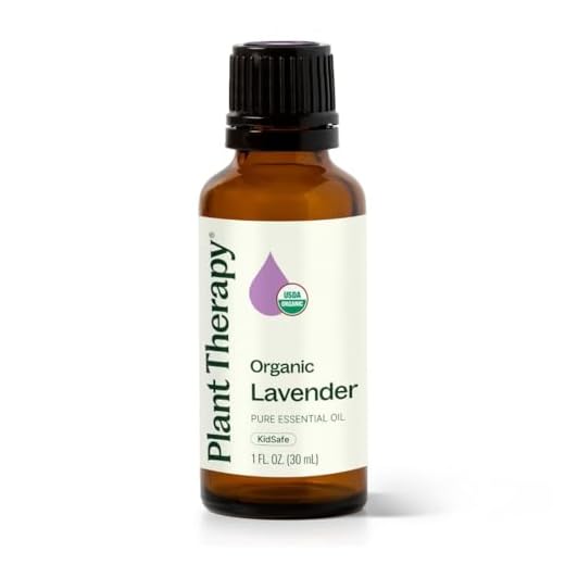 Plant Therapy USDA Certified Organic Lavender Essential Oil. 100% Pure, Undiluted, Therapeutic Grade. 30 ml (1 oz).
