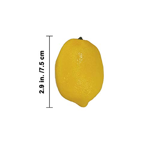 Winlyn 28 Pcs Artificial Lemons And Limes, Fake Fruit Lemons Artificial Lifelike Simulation Lemon For Home House Kitchen Party Decoration #TOP1
