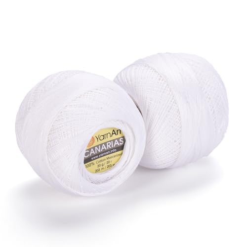 YarnArt Canarias 100% Mercerized Cotton Crochet...
