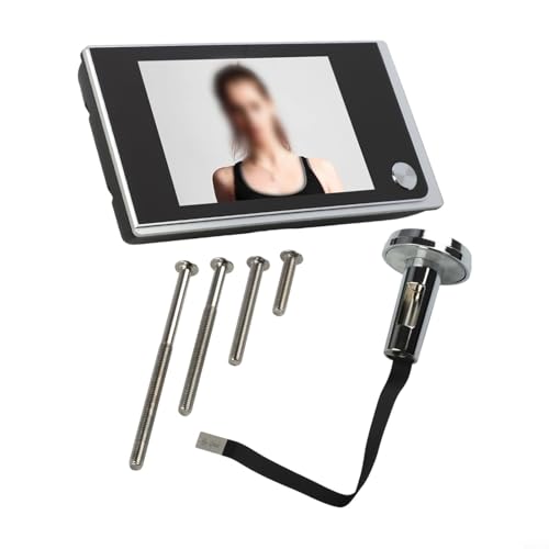 Spioncino digitale per porta, con schermo HD da 3,5 pollici, 720p, grandangolo a 120°, design anti-effrazione per la sicurezza domestica e protezione della privacy