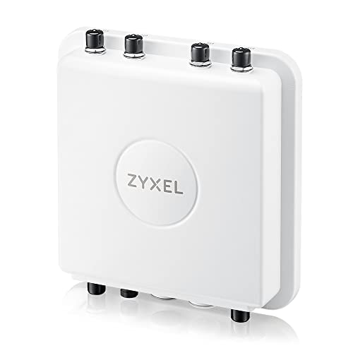 Image of Zyxel WiFi 6 AX3000 Wireless Outdoor Long Distance Access Point | External Antennas (Not Included) | Mesh and Point to Point Bridge | Cloud, App, or Direct MGMT | POE+ |1 Year Nebula Pro | WAX655E
