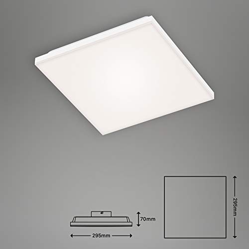 Panneau LED 12W plafonnier carré 295x295mm blanc neutre 4000K 1600lm