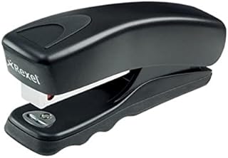 Rexel Mini Stapler and Hole Punch Set, Staple 15 Sheets, Punch 8 Sheets, Includes 1000 26/6 Staples and Stapler Remover, Assorted Colours, 2100069