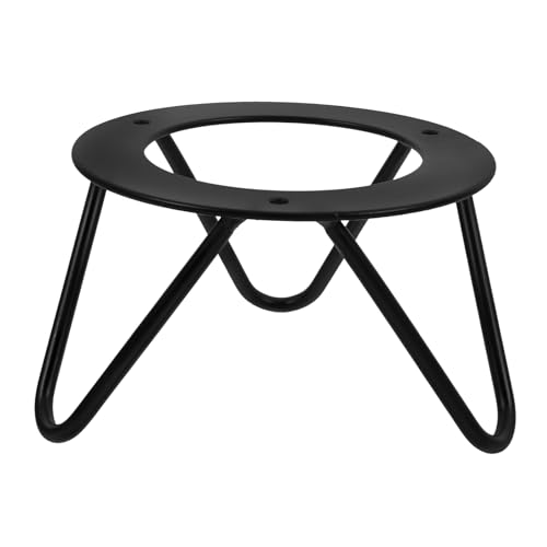 Cabilock Metal Plate Display Stand Tray Iron Base for Fruit Plate Easy to Install Sturdy Craftsmanship Versatile Home Decor and Furniture Organizer