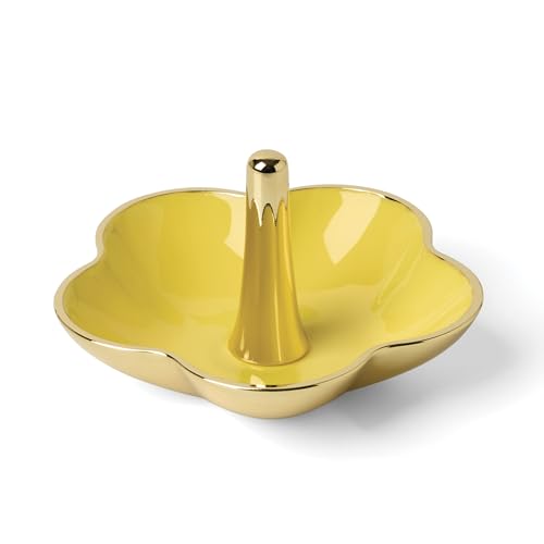 kate spade new york Make It Pop Metal Ring Dish, Yellow