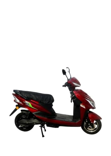 Image of XL2 Electric Scooter with BLDC Motor, 60V 32Ah Graphene Battery,Mileage- 60-65 KM, Disc Brake, LED Headlight, Alloy Wheels, for Adults (RED)