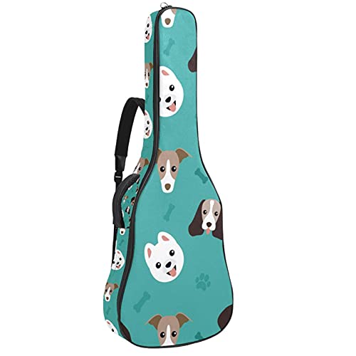 Sac à dos pour guitare basse classique folk moins de 106 cm à motif corgi