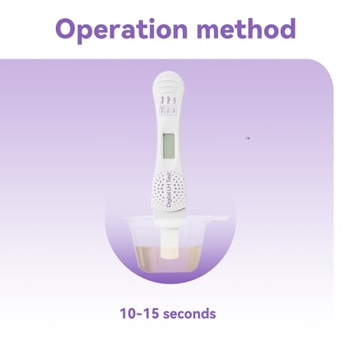 HealCare Over 99% Accurate Digital LH Test, Easy at Home Ovulation Test, Premium Ovulation Test Kit – Digital Results, Disposable Digital Ovulation Tests, 3-Pack