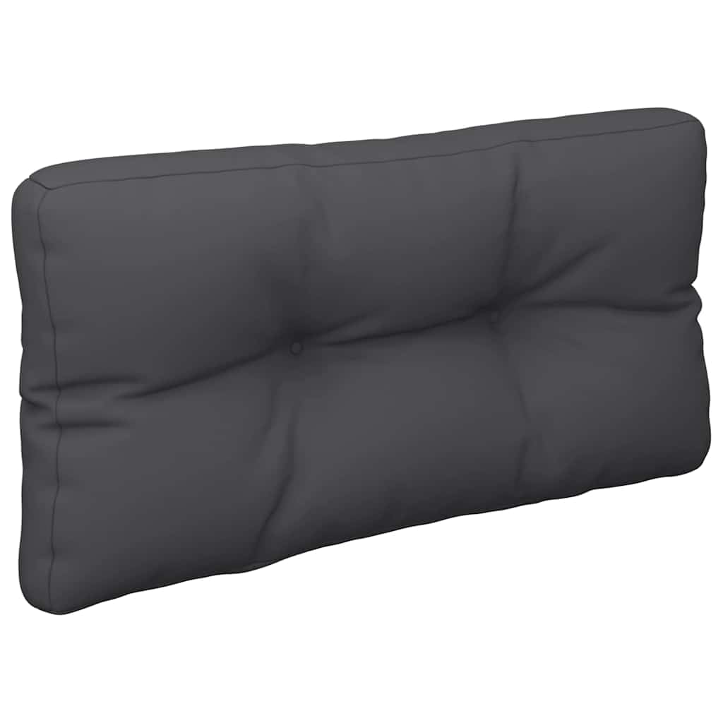 Coussin de Palette Noir 80x40x12 cm en Tissu Polyester, Rembourrage Fibre Creuse, Coussin d Assise pour canapé Chaise Fauteuil Salon Jardin terrasse, Confort et décoration