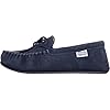SNUGRUGS George Mens Suede Moccasin with Checked Cotton Inner and Rubber Sole - Navy - UK 9 #4