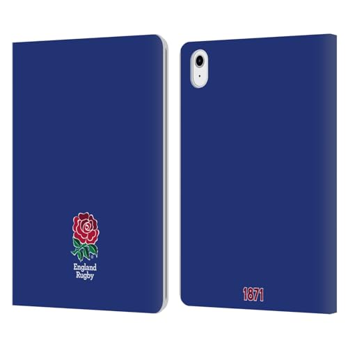 Funda Inglaterra Rugby iPad Air 2022 tipo libro carcasa protección azul marino