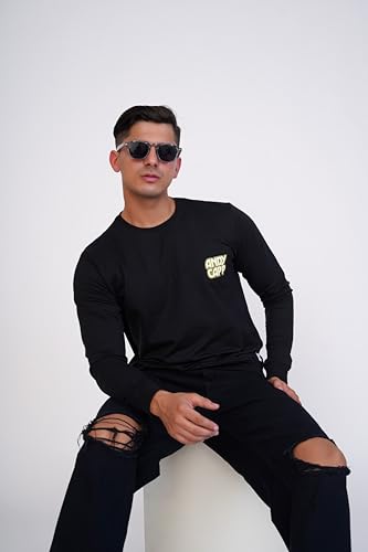 Image of Royaltail Men's Cotton Regular Fit Full Sleeves Pullover Printed Sweatshirts