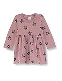Long sleeve Pinokio Dress Happiness 62 RC, 95% Cotton 5% Elastane, pink with Flowers, Girls 62-104 (62)