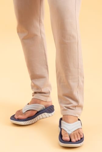 Image of Big Fox Men's Alphabounce-10 Comfortable | Ultra-Light | Bounce Back Technology | Water-resistant Slippers for Men