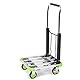 WONDAY Klappbarer Trolley aus Aluminium, Kapazität 100 kg, ausziehbare Platte 50 bis 72,5 cm